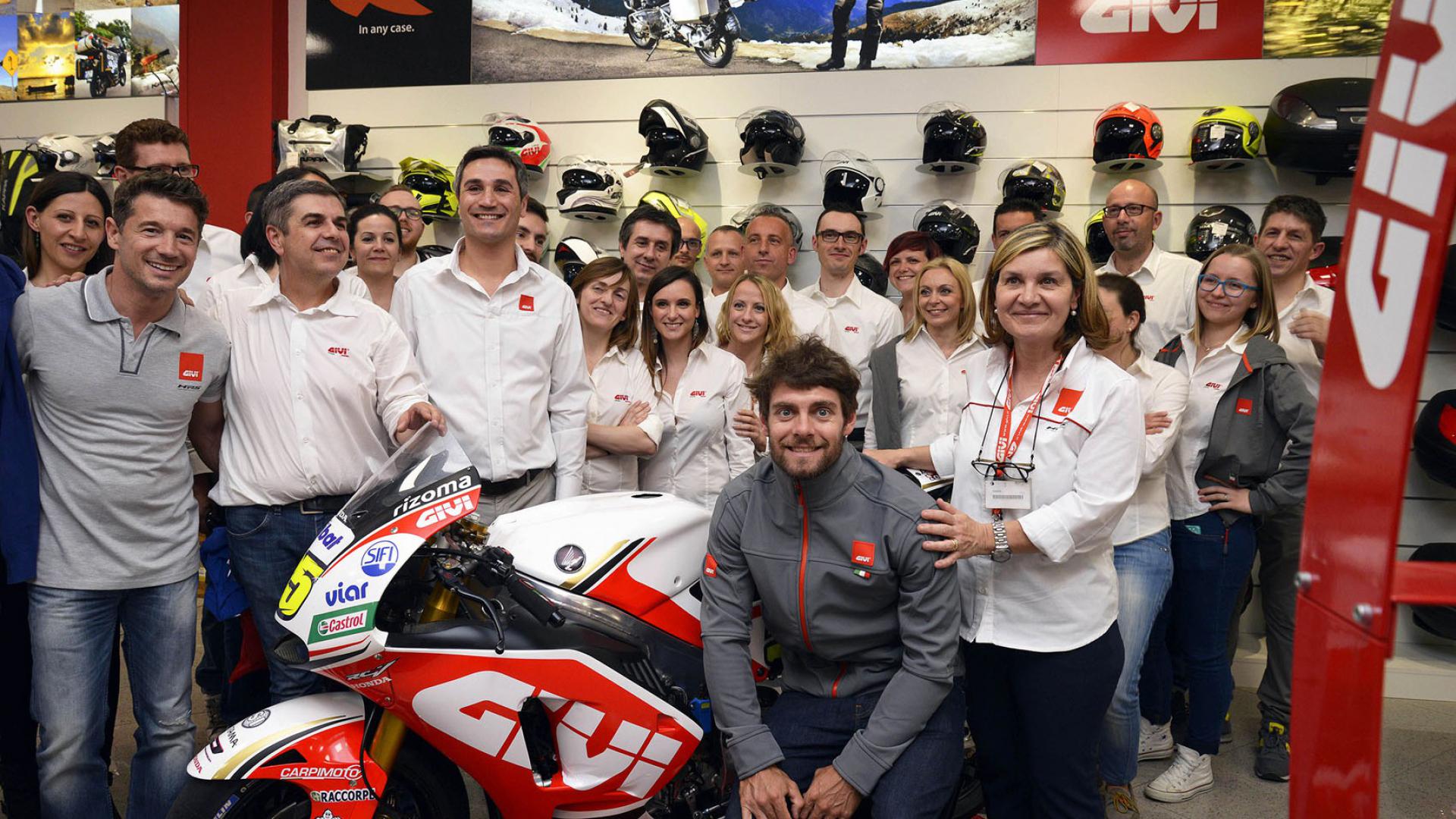 GIVI+and+LCR+Honda+celebrate+250+races+together